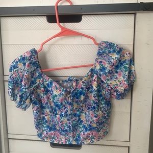 Floral Crop Top